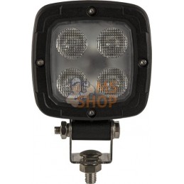 Phare de travail LED, 20 W, 2200 lm, carré, 10-80 V, faisceau large, Kramp | KRAMP Phare de travail LED, 20 W, 2200 lm, carré, 1