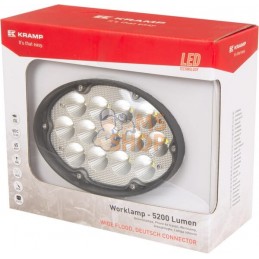 Phare de travail LED, 65 W, 5200 lm, ovale, Kramp | KRAMP Phare de travail LED, 65 W, 5200 lm, ovale, Kramp | KRAMPPR#840899