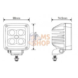 WORKLAMP Sq 4500LM DT FLOOD | KRAMP WORKLAMP Sq 4500LM DT FLOOD | KRAMPPR#840437