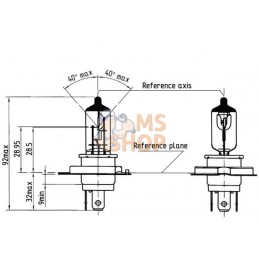 Ampoule 12V H4 40/45W | KRAMP Ampoule 12V H4 40/45W | KRAMPPR#774981