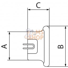 Racc.fem. 5" gobelet seul | KRAMP Racc.fem. 5" gobelet seul | KRAMPPR#699441