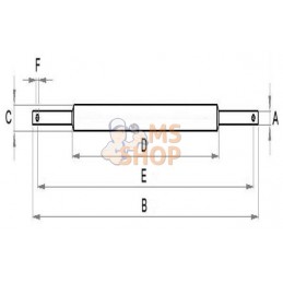 Barre d'attelage 28x40x970mm | KRAMP Barre d'attelage 28x40x970mm | KRAMPPR#705761