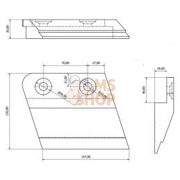 Bord Attaque carb. D. p/Agrisem | KRAMP Bord Attaque carb. D. p/Agrisem | KRAMPPR#775769