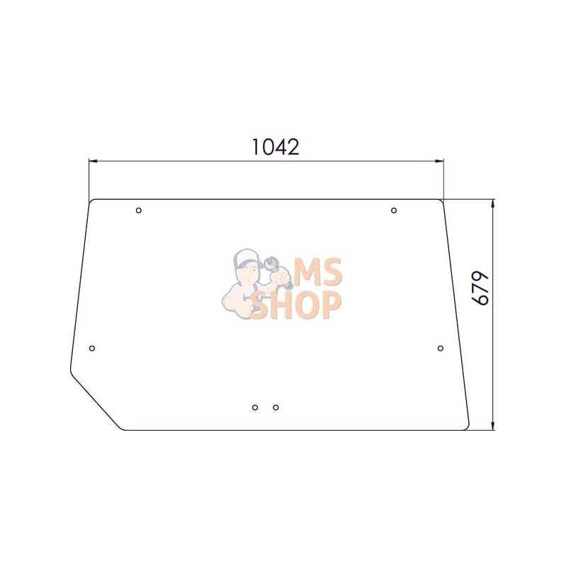 Vitre arrière inférieure | KRAMP Vitre arrière inférieure | KRAMPPR#506591