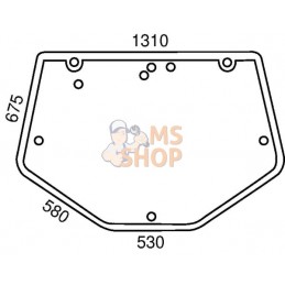 Vitre arrière inférieure | KRAMP Vitre arrière inférieure | KRAMPPR#506443
