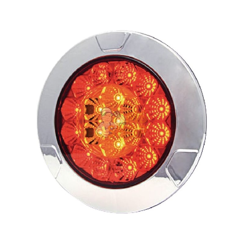 Feu arrière multifonction LED, rond, 12-24V, Ø 152mm, Kramp | KRAMP Feu arrière multifonction LED, rond, 12-24V, Ø 152mm, Kramp 