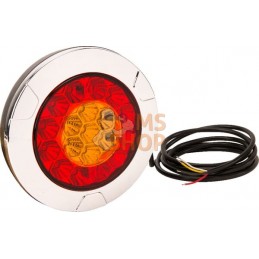 Feu arrière multifonction LED, rond, 12-24V, Ø 152mm, Kramp | KRAMP Feu arrière multifonction LED, rond, 12-24V, Ø 152mm, Kramp 