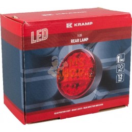 Feu arrière LED rond câblé | KRAMP Feu arrière LED rond câblé | KRAMPPR#776613