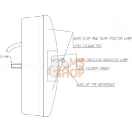 Feu arrière multifonction LED, rond, 12-24V, Ø 142mm, Kramp | KRAMP Feu arrière multifonction LED, rond, 12-24V, Ø 142mm, Kramp 