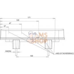 Feu arrière LED rectangle gauche câblé | KRAMP Feu arrière LED rectangle gauche câblé | KRAMPPR#776615