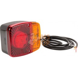 Feu arrière multifonction LED carré, 12-24V, 121x101x56mm, Kramp | KRAMP Feu arrière multifonction LED carré, 12-24V, 121x101x56