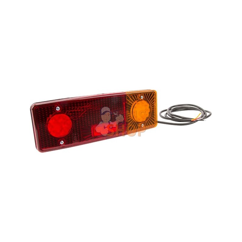 Feu arrière LED rectangulaire droit, 12-24V, 287.6x100.5x65mm Kramp | KRAMP Feu arrière LED rectangulaire droit, 12-24V, 287.6x1