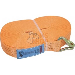 Sangle d'arrimage avec crochet en J 14,5m | KRAMP Sangle d'arrimage avec crochet en J 14,5m | KRAMPPR#732379