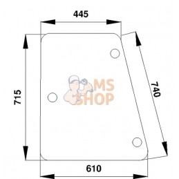 Vitre latérale | KRAMP Vitre latérale | KRAMPPR#506789