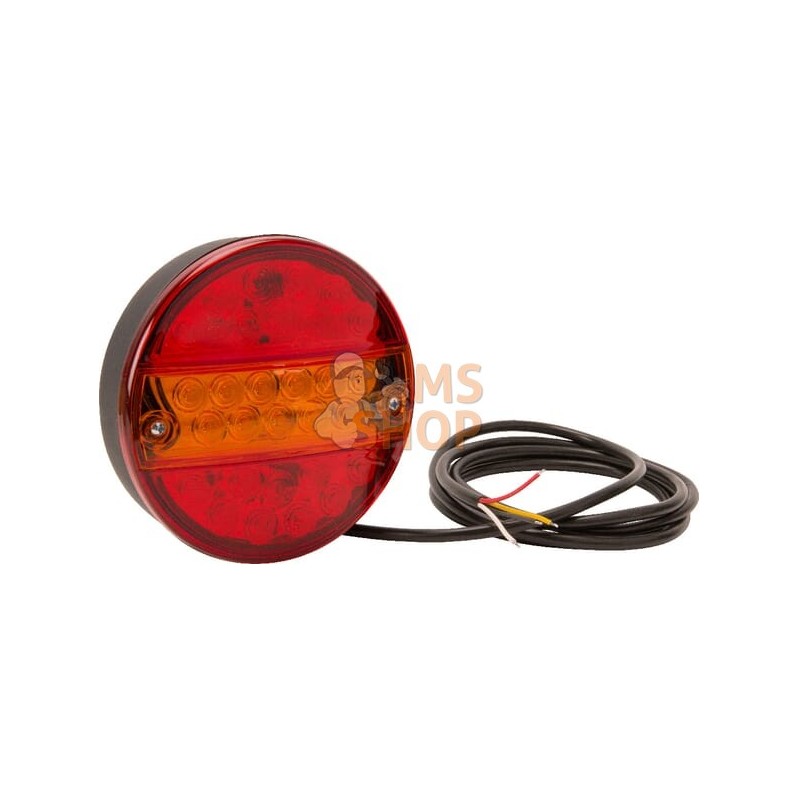 Feu multifonction arrière LED 12V rond câblé Ø 142mm, Kramp | KRAMP Feu multifonction arrière LED 12V rond câblé Ø 142mm, Kramp 