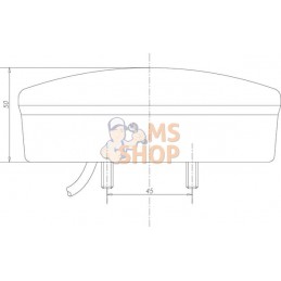 Feu arrière LED rond câblé Ø 142mm, Kramp | KRAMP Feu arrière LED rond câblé Ø 142mm, Kramp | KRAMPPR#776619