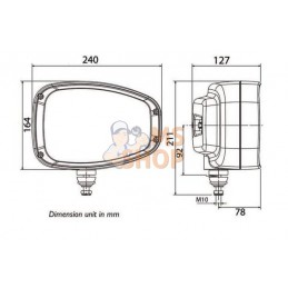 Phare avant LED 22/32W - droit | KRAMP Phare avant LED 22/32W - droit | KRAMPPR#707279