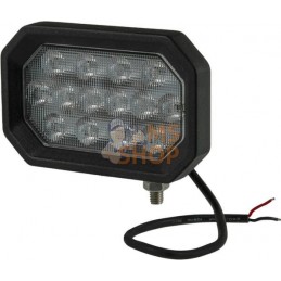 Phare de travail LED, 42 W, 2800 lm, rectangulaire, faisceau large, Kramp | KRAMP Phare de travail LED, 42 W, 2800 lm, rectangul