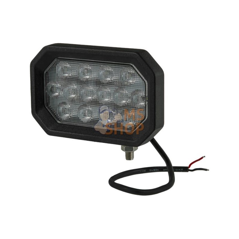 Phare de travail LED, 42 W, 2800 lm, rectangulaire, faisceau large, Kramp | KRAMP Phare de travail LED, 42 W, 2800 lm, rectangul