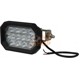 Phare de travail LED, 42 W, 2800 lm, rectangulaire, faisceau large, Kramp | KRAMP Phare de travail LED, 42 W, 2800 lm, rectangul