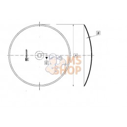 Disque de herse lisse 710x6 Tr.41 | KRAMP Disque de herse lisse 710x6 Tr.41 | KRAMPPR#564098