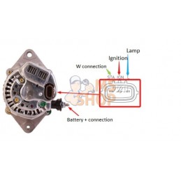 Alternateur 14V 55A | KRAMP Alternateur 14V 55A | KRAMPPR#596407