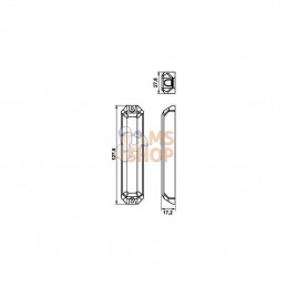 2XD014592201; HELLA; Kit feu de pénétration fixe BST-V, jour/nuit, 6 LED; pièce detachée