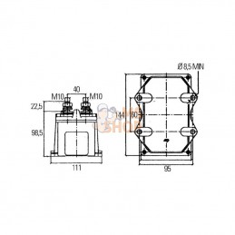 6EK008776011; HELLA; Interrupteur principal batterie; pièce detachée