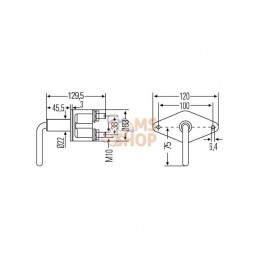 6EK008458011; HELLA; Interrupteur principal batterie; pièce detachée