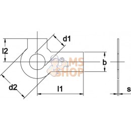 Rondelle à onglet 36x66x1.6mm, Acier DIN 463 Kramp | KRAMP Rondelle à onglet 36x66x1.6mm, Acier DIN 463 Kramp | KRAMPPR#461833