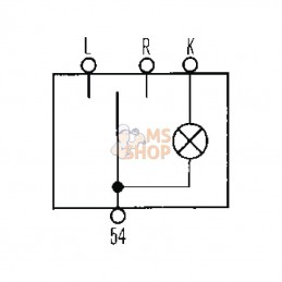 6BA001771041; HELLA; Commutateur de clignotants; pièce detachée