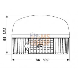 Feu d’urgence V16 - 9 V | KRAMP Feu d’urgence V16 - 9 V | KRAMPPR#840005