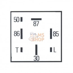4RV008188181; HELLA; Relais de préchauffage 12V; pièce detachée