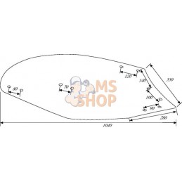 Versoir 14-20" D p/Kverneland | KRAMP Versoir 14-20" D p/Kverneland | KRAMPPR#596717