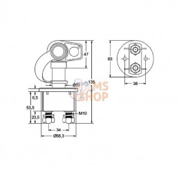 6EK002843131; HELLA; Coupe batterie 250A Hella; pièce detachée