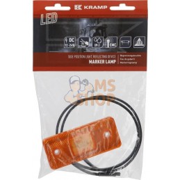 Feu de gabarit LED, rectangulaire, 12-24V, 106x46x23mm, Kramp | KRAMP Feu de gabarit LED, rectangulaire, 12-24V, 106x46x23mm, Kr