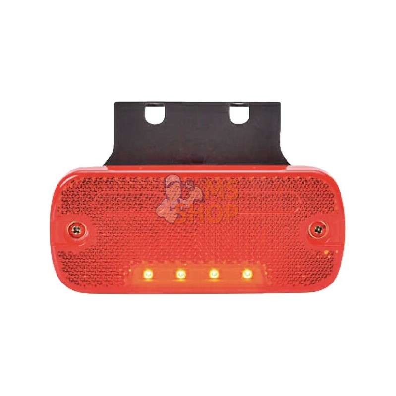 Feu de gabarit LED, rectangulaire, 12-24V, 105.4x45x11.8mm, Kramp | KRAMP Feu de gabarit LED, rectangulaire, 12-24V, 105.4x45x11