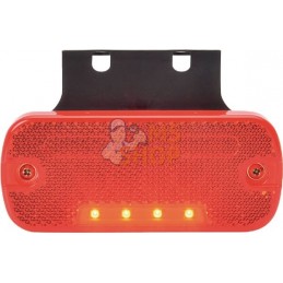 Feu de gabarit LED, rectangulaire, 12-24V, 105.4x45x11.8mm, Kramp | KRAMP Feu de gabarit LED, rectangulaire, 12-24V, 105.4x45x11