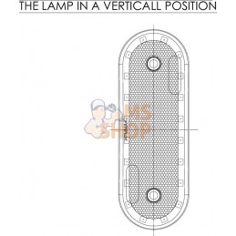 Feu de gabarit LED, rectangulaire, 12-24V, 114x40x25mm, Kramp | KRAMP Feu de gabarit LED, rectangulaire, 12-24V, 114x40x25mm, Kr