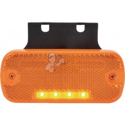 Feu de gabarit LED, rectangulaire, 12-24V, 105.4x45x11.8mm, Kramp | KRAMP Feu de gabarit LED, rectangulaire, 12-24V, 105.4x45x11