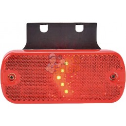 Feu de gabarit LED, rectangulaire, 12-24V, 105.4x45x11.8mm, Kramp | KRAMP Feu de gabarit LED, rectangulaire, 12-24V, 105.4x45x11