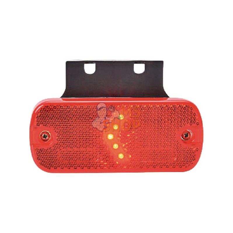 Feu de gabarit LED, rectangulaire, 12-24V, 105.4x45x11.8mm, Kramp | KRAMP Feu de gabarit LED, rectangulaire, 12-24V, 105.4x45x11