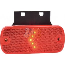 Feu de gabarit LED, rectangulaire, 12-24V, 105.4x45x11.8mm, Kramp | KRAMP Feu de gabarit LED, rectangulaire, 12-24V, 105.4x45x11