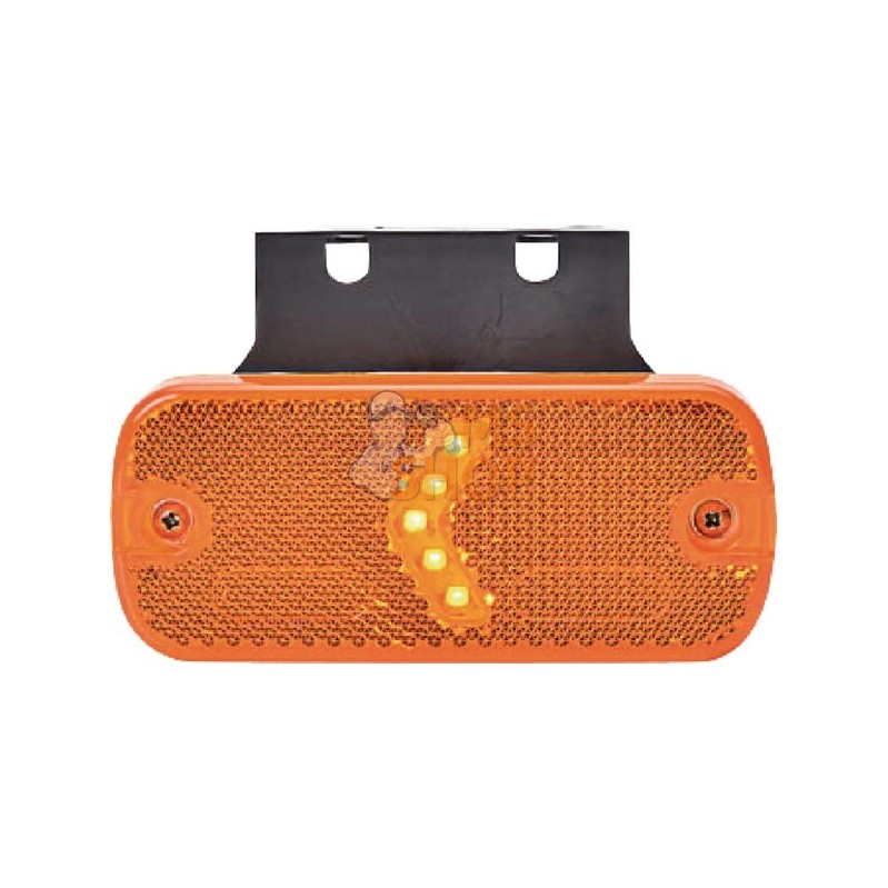 Feu de gabarit LED, rectangulaire, 12-24V, 105.4x45x11.8mm, Kramp | KRAMP Feu de gabarit LED, rectangulaire, 12-24V, 105.4x45x11