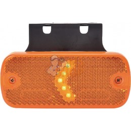 Feu de gabarit LED, rectangulaire, 12-24V, 105.4x45x11.8mm, Kramp | KRAMP Feu de gabarit LED, rectangulaire, 12-24V, 105.4x45x11