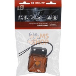 Feu de gabarit LED, carré, 12-24V, 65x65x28mm, Kramp | KRAMP Feu de gabarit LED, carré, 12-24V, 65x65x28mm, Kramp | KRAMPPR#7767