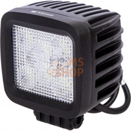 Phare de travail LED carré 42W 3780lm, 10/30V, 100x82x100mm, faisceau large, 6 LED Kramp | KRAMP Phare de travail LED carré 42W 