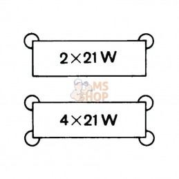 4DB009123041; HELLA; Relais clignotant 24V 4&nbsp;pôles; pièce detachée