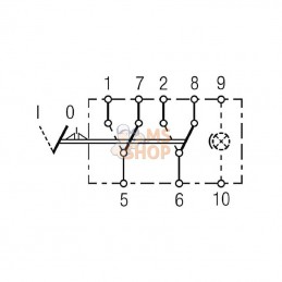 6EH007832671; HELLA; Interrupteur bascule ss lampe; pièce detachée