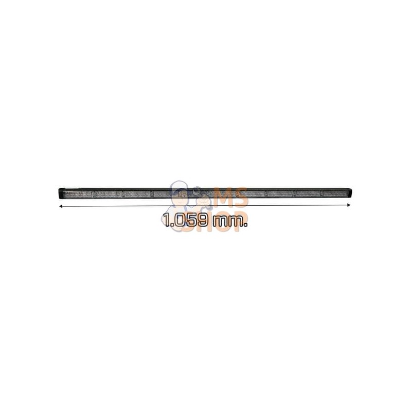 Barre lumineuse, 12/24 V, ambre, boulonnée, 1059x32x53 mm, Multiflash, 10 x 6 LED, Kramp | KRAMP Barre lumineuse, 12/24 V, ambre